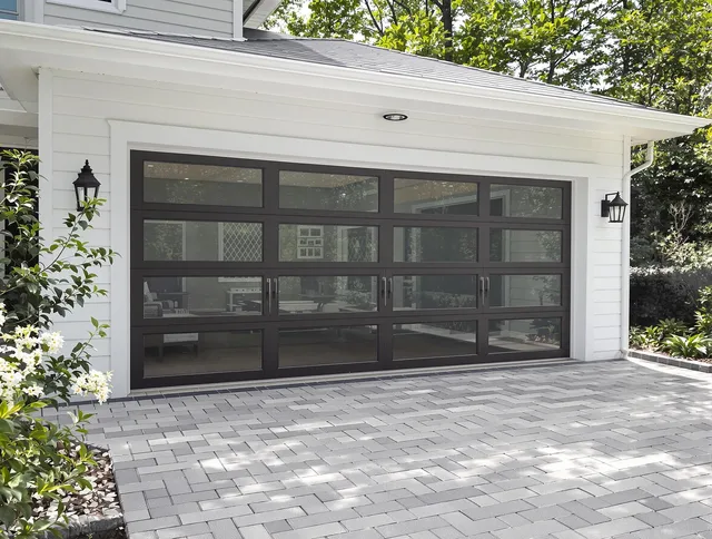Hamden Garage Door Repair design specialist presenting custom garage door options to Hamden homeowner