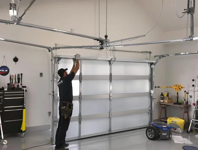 Hamden Garage Door Repair certified team performing precision garage door installation in Hamden