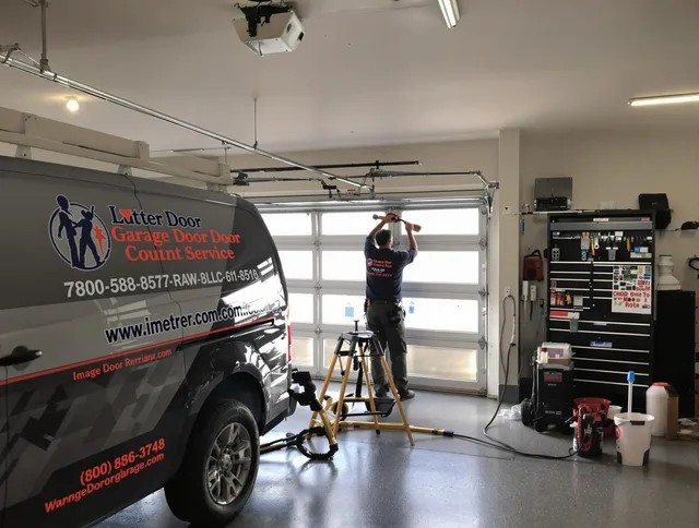 Hamden Garage Door Repair team performing same-day garage door repair in Hamden