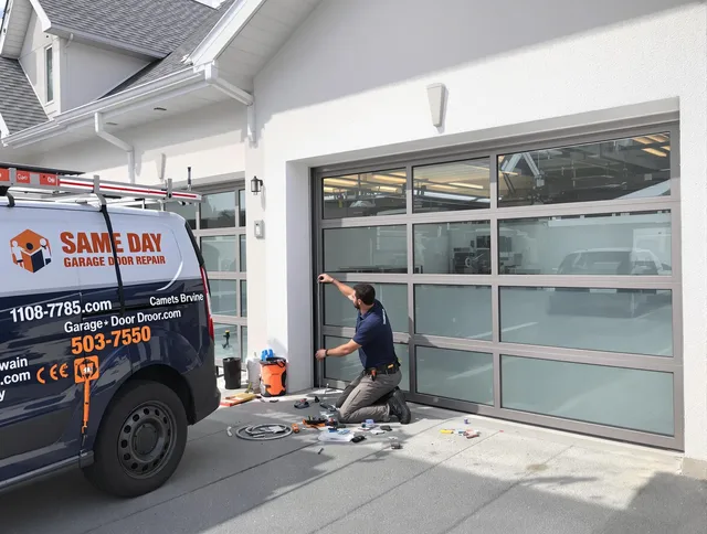 Same-day garage door repair service by Hamden Garage Door Repair in Hamden
