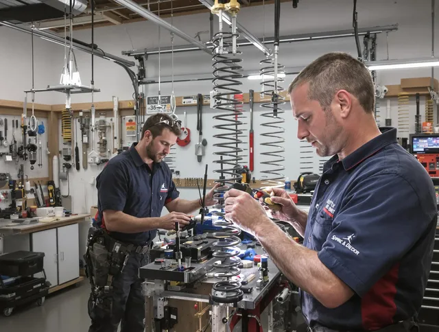 Garage door spring repair service by Hamden Garage Door Repair in Hamden